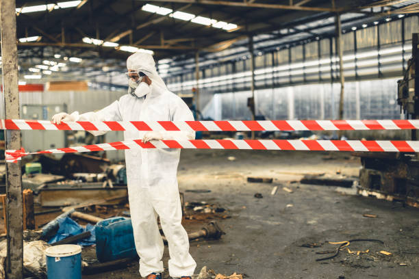 Professional Biohazard technician working in Armona, CA